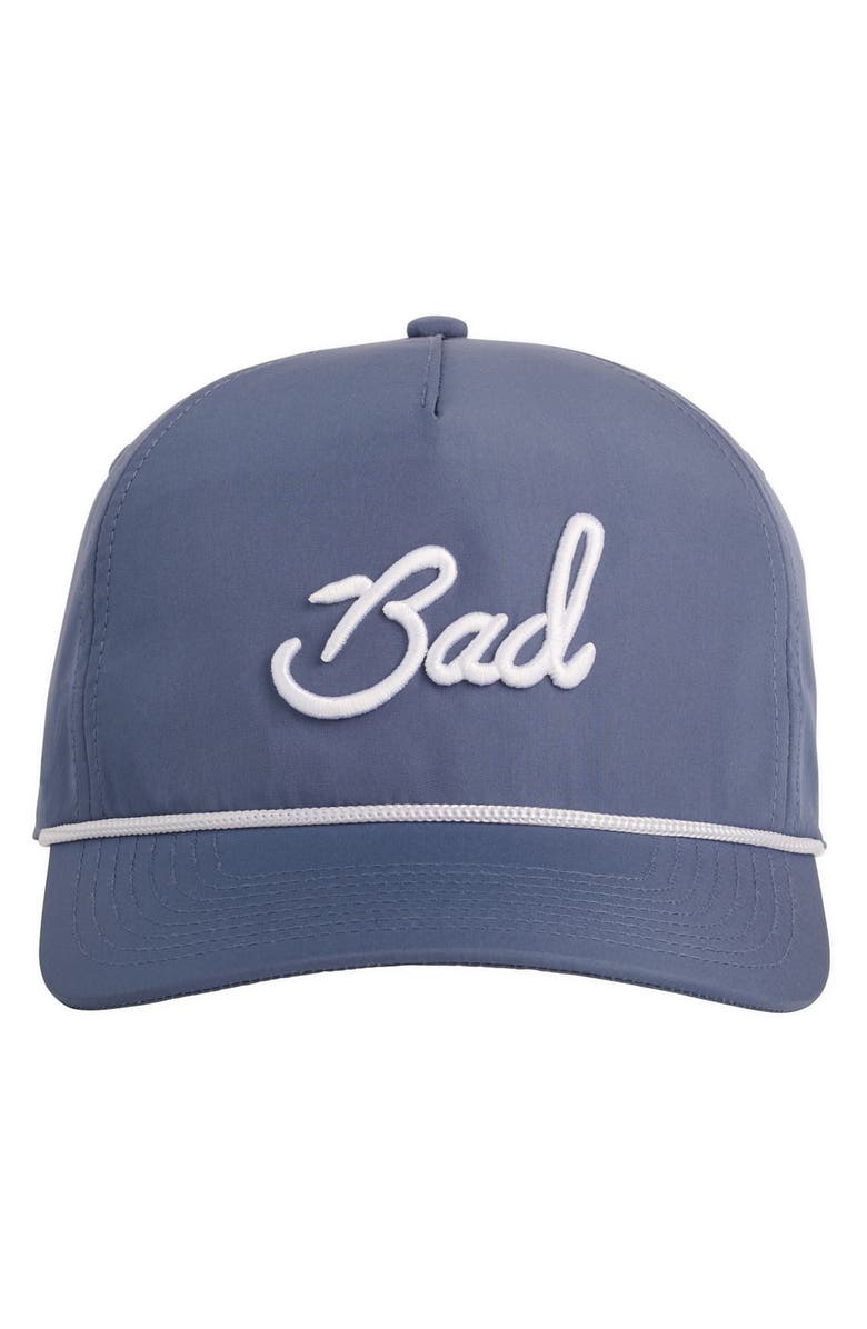 Bad Birdie Rope Embroidered Snapback Baseball Cap, Alternate, color,