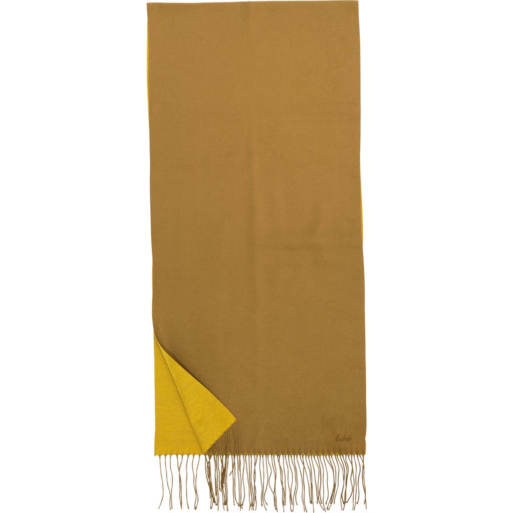 Echo Double Face Scarf In Brown