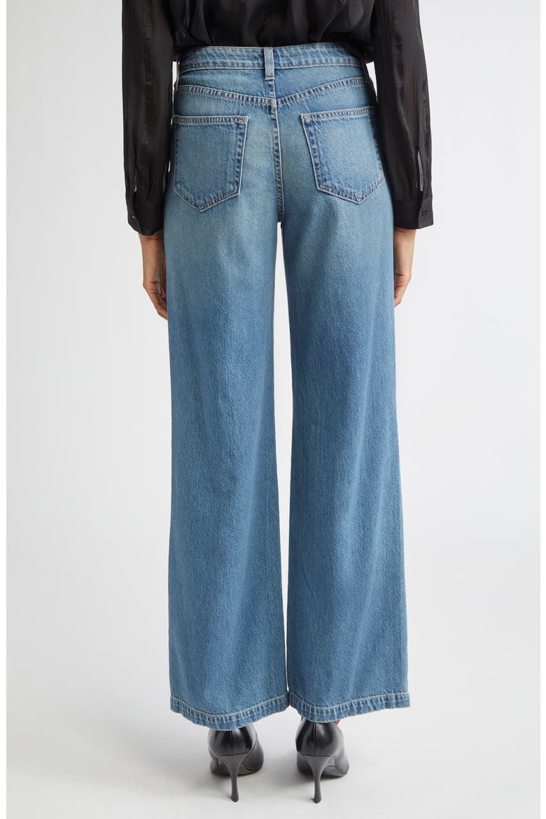 Scottie High Waist Wide Leg Jeans, Alternate, color, FARGO