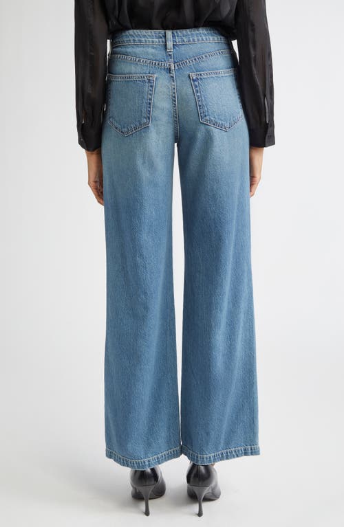 L Agence L'agence Scottie High Waist Wide Leg Jeans In Blue