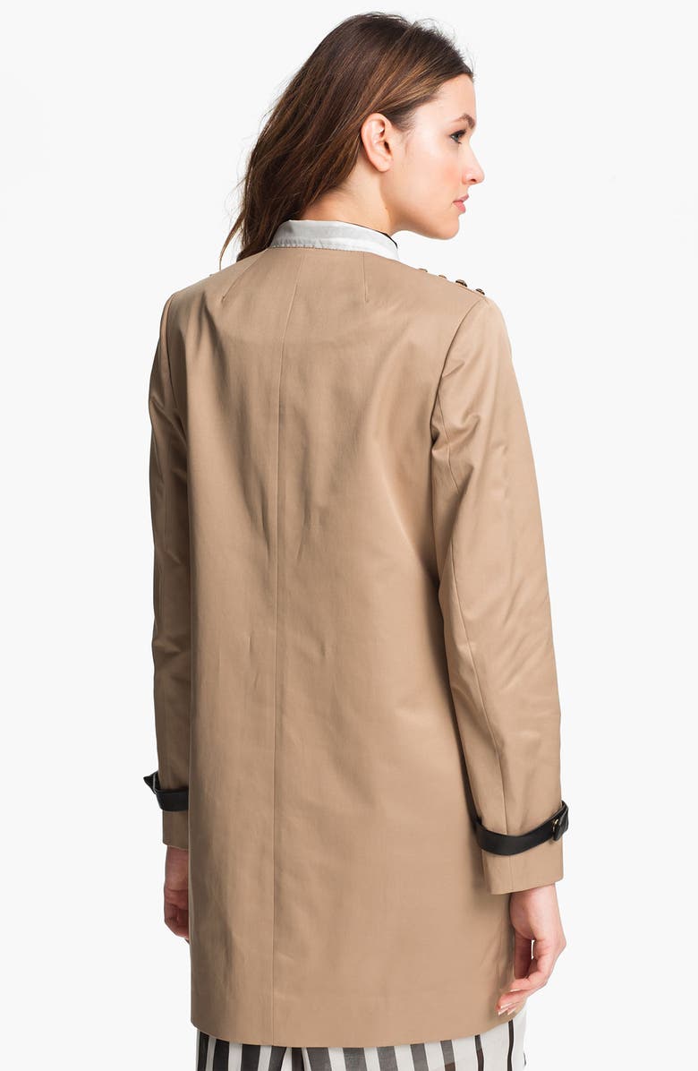 Vince Camuto 'Nicole' Studded Asymmetrical Coat, Alternate, color, 