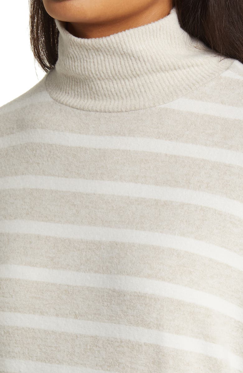 Lucky Brand Cloud Mock Neck Sweater, Alternate, color, Oatmeal St