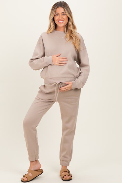Fleece Long Sleeve Pullover & Jogger Set
