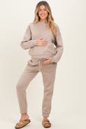 PinkBlush Fleece Long Sleeve Pullover & Jogger Set