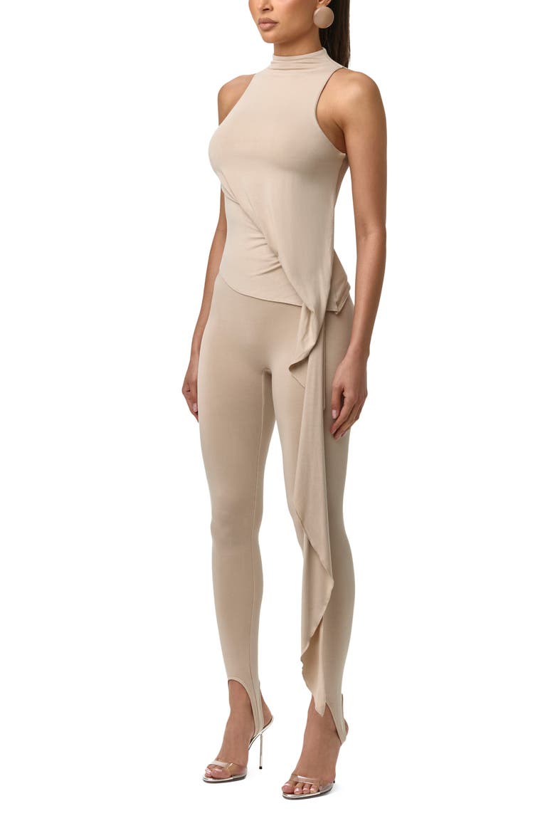 Asymmetric Body-Con Top, Main, color, TAUPE