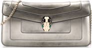 Pre-Owned Bvlgari Serpenti Forever Chain Clutch Metallic Leather