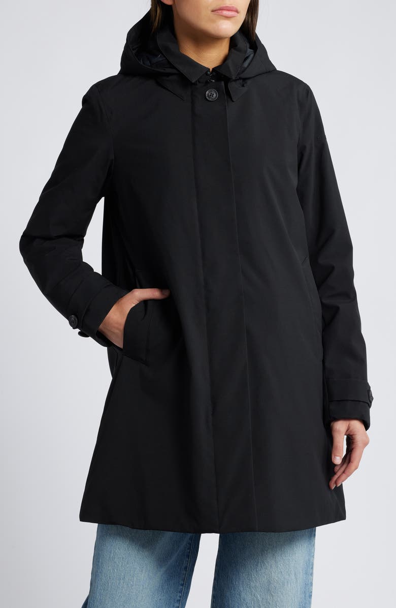 Save The Duck Embie Water Repellent Hooded Jacket, Main, color, 