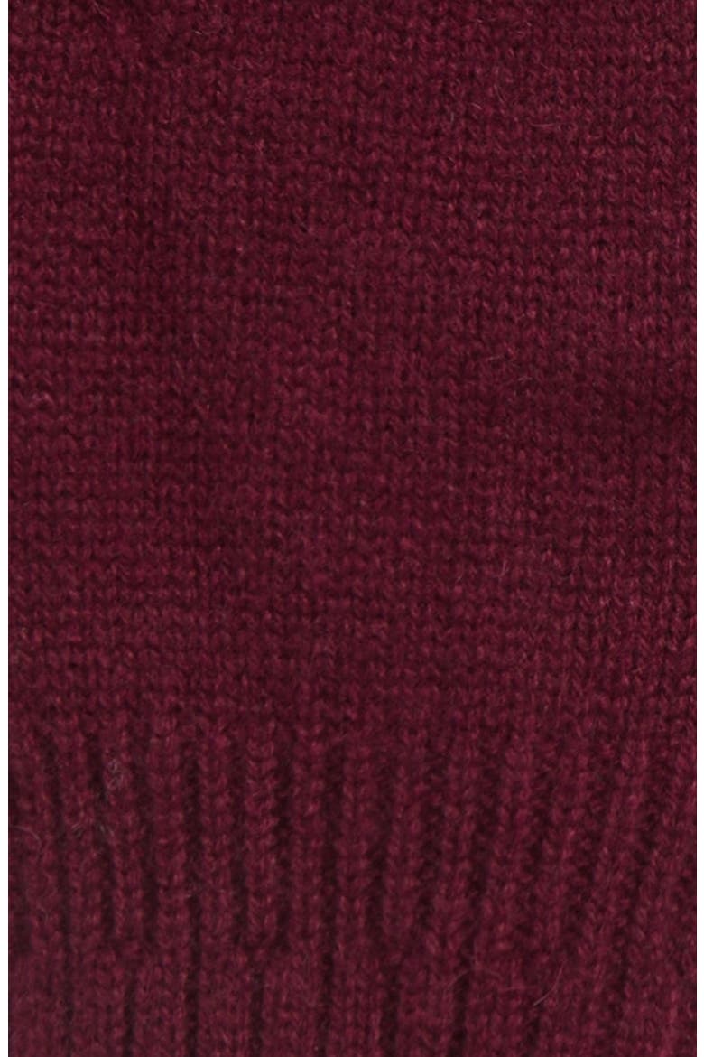Cashmere Tech Gloves, Alternate, color, BURGUNDY FIELD