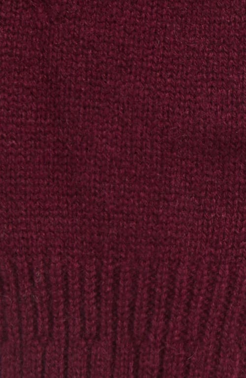 Nordstrom Cashmere Tech Gloves In Burgundy
