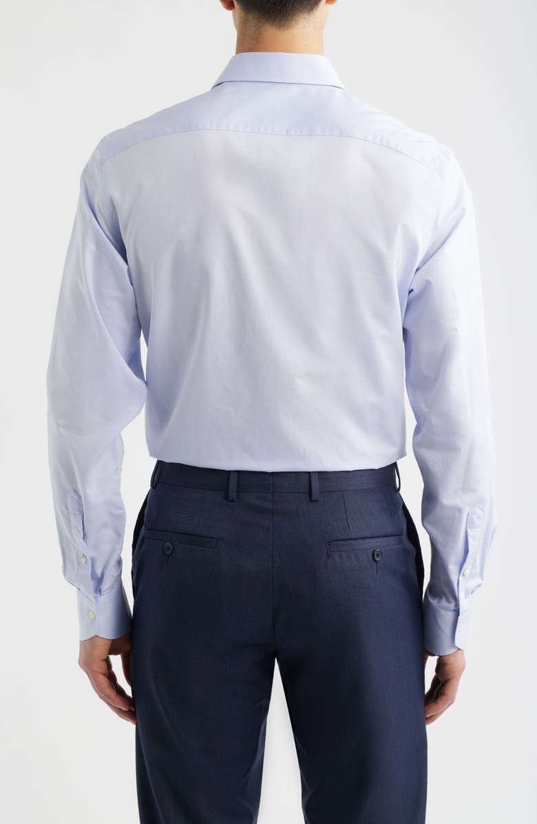 Canali Regular Fit Light Blue Cotton Oxford Cloth Dress Shirt, Alternate, color, Light Blue