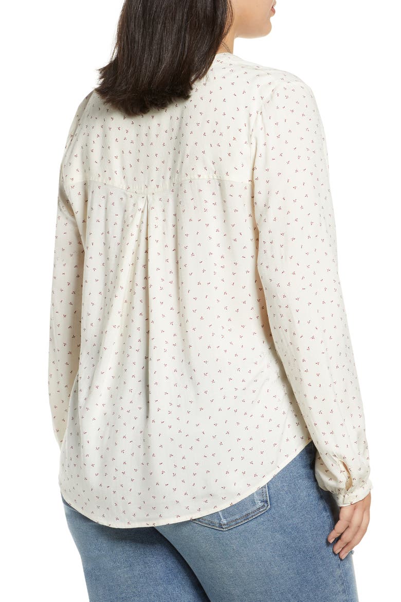 Detail Front Popover Top, Alternate, color, IVORY- BURGUNDY LEAF GEO