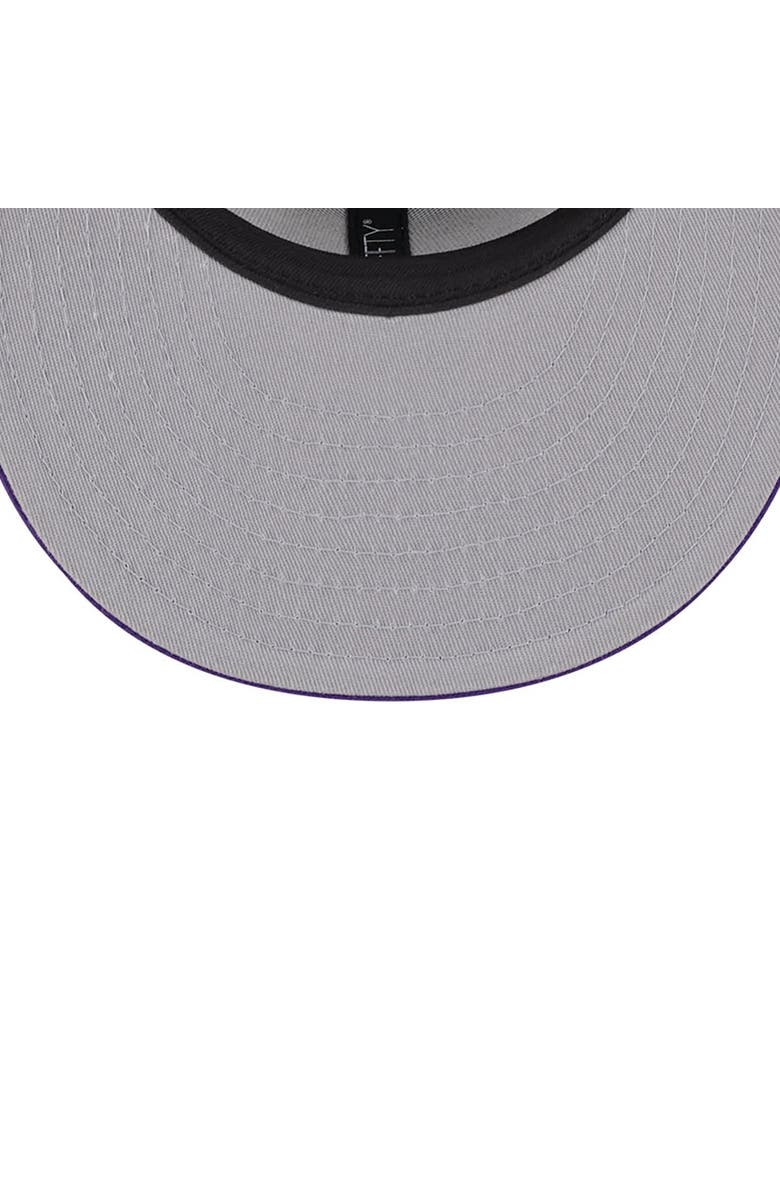 New Era Men's New Era Gray Los Angeles Lakers Chenille Band 9FIFTY Snapback Hat, Alternate, color, Gray