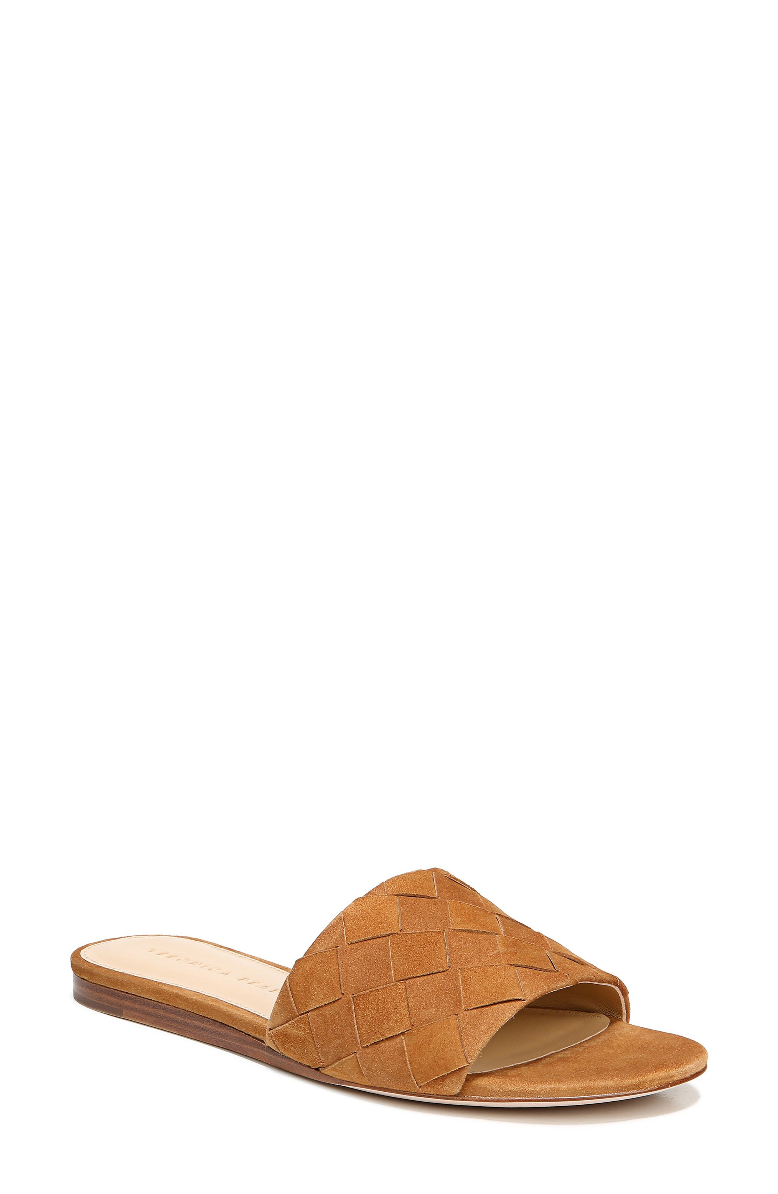 Senta Slide Sandal, Main, color, PECAN