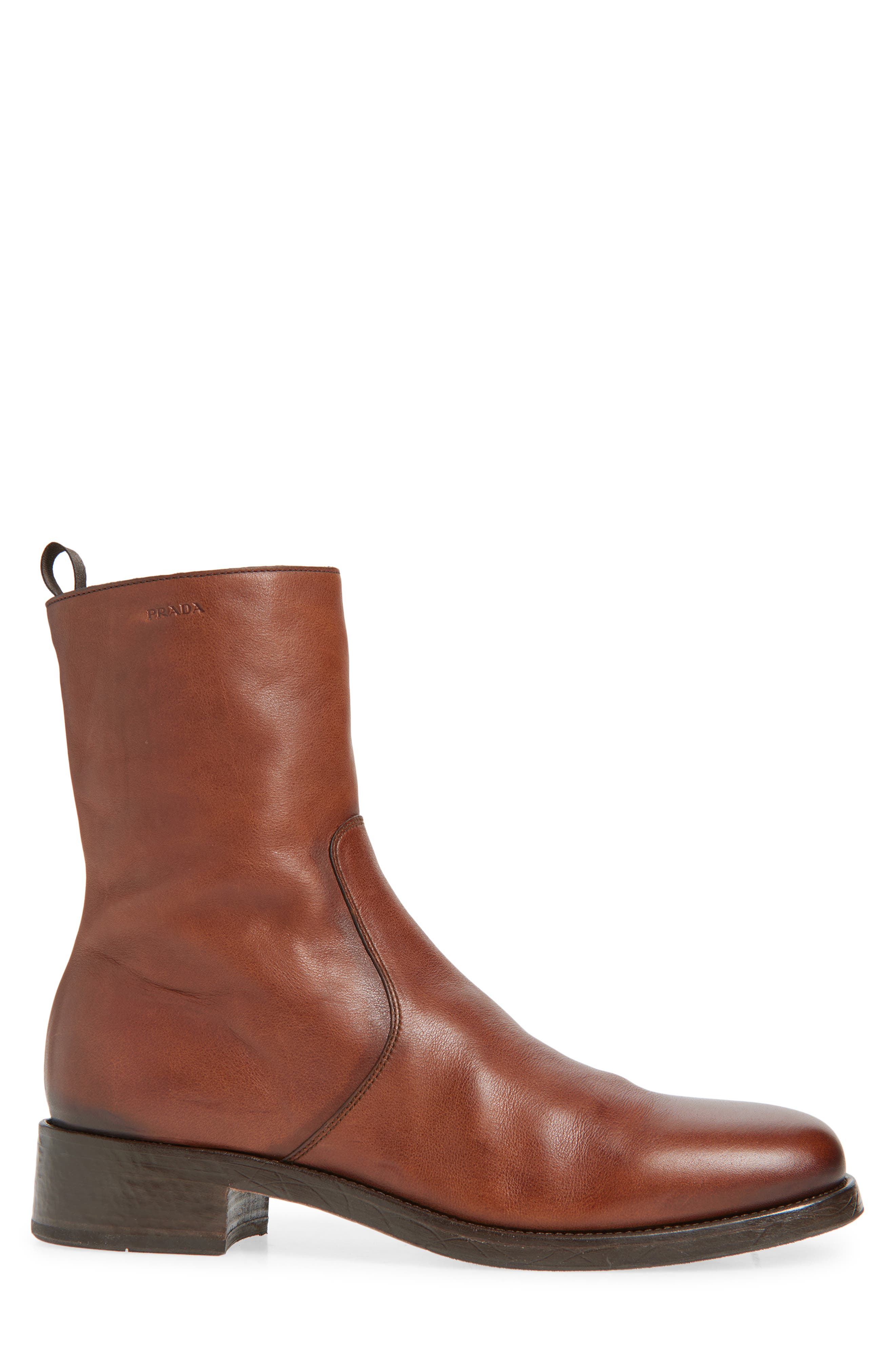 Prada Stivale Boot, Alternate, color, Cacao