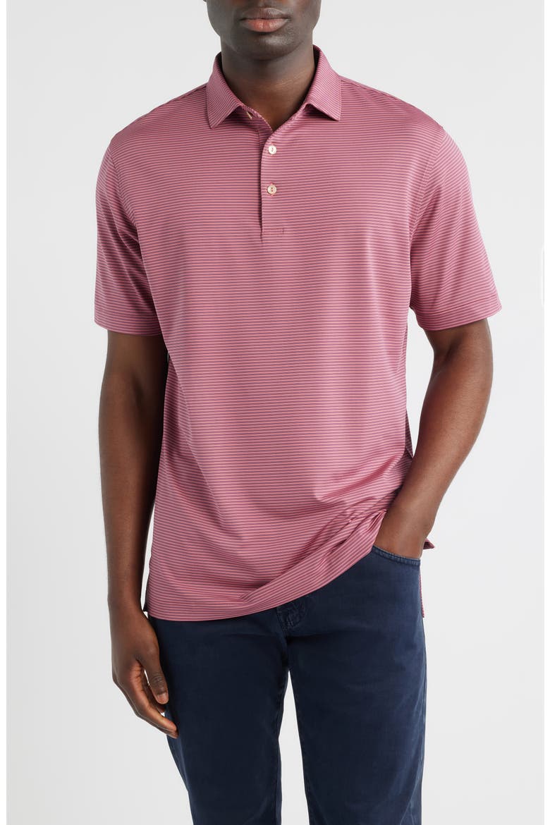 Bolt Performance Jersey Polo, Main, color, CHILI RED
