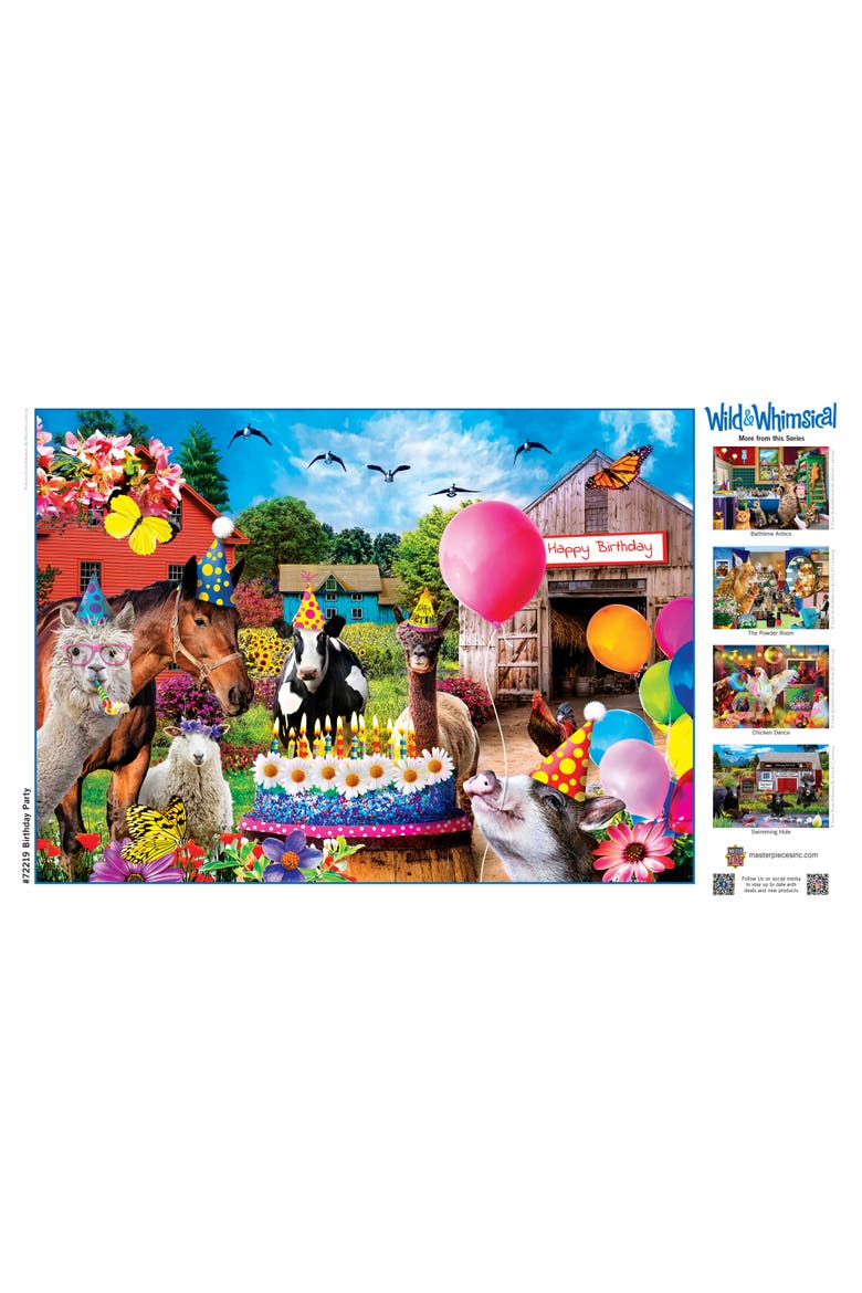Birthday Party 1000 Piece Jigsaw Puzzle, Alternate, color, Multicolor