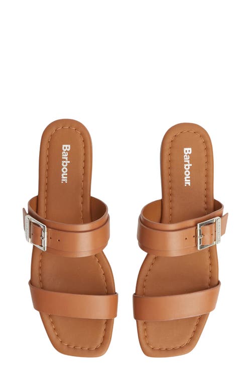 Barbour Louise Slide Sandal In Tan