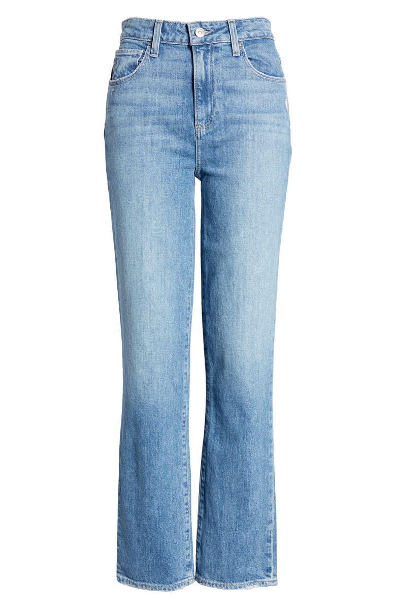 PAIGE Stella High Waist Straight Leg Jeans, Alternate, color, 