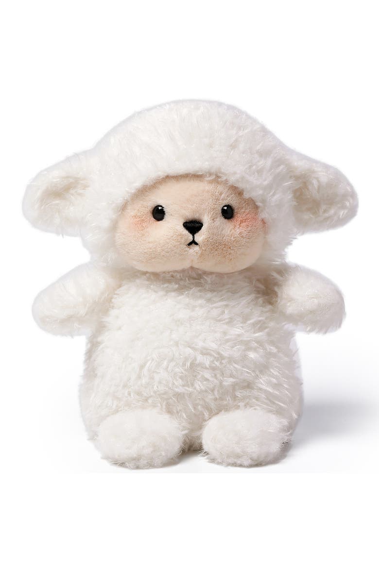 New Born Baby Lamb 7in Plush, Main, color, Multicolored