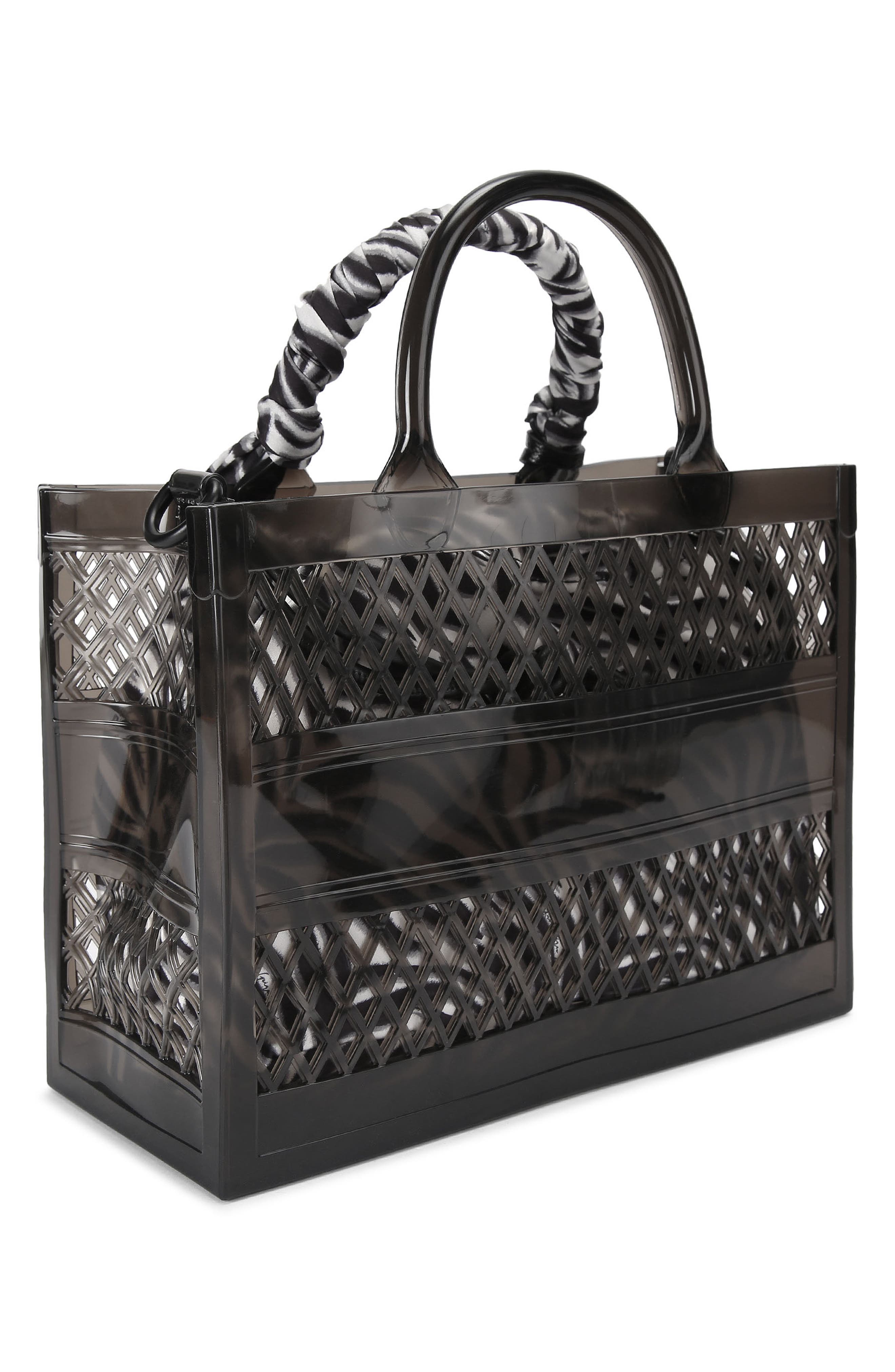 Kurt Geiger London Small Jelly Tote Bag, Alternate, color, Black