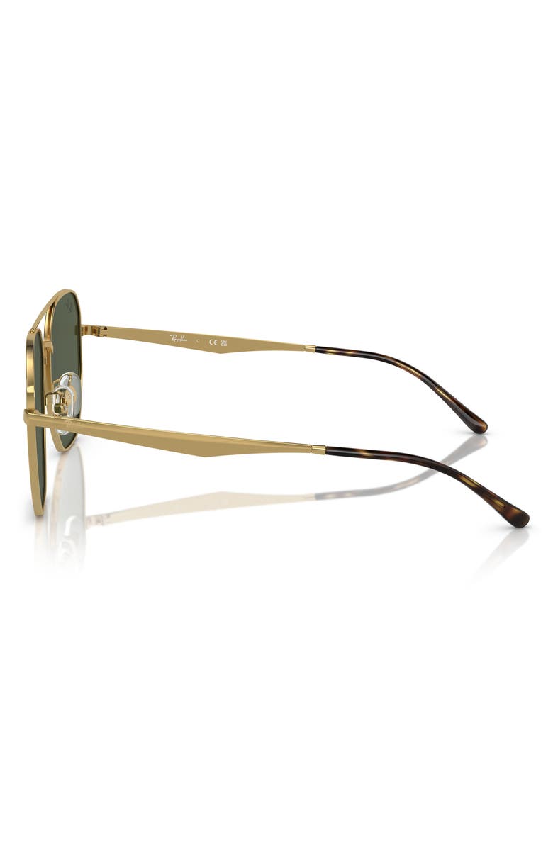 Ray-Ban 59mm Square Sunglasses, Alternate, color, Arista / Dark Green