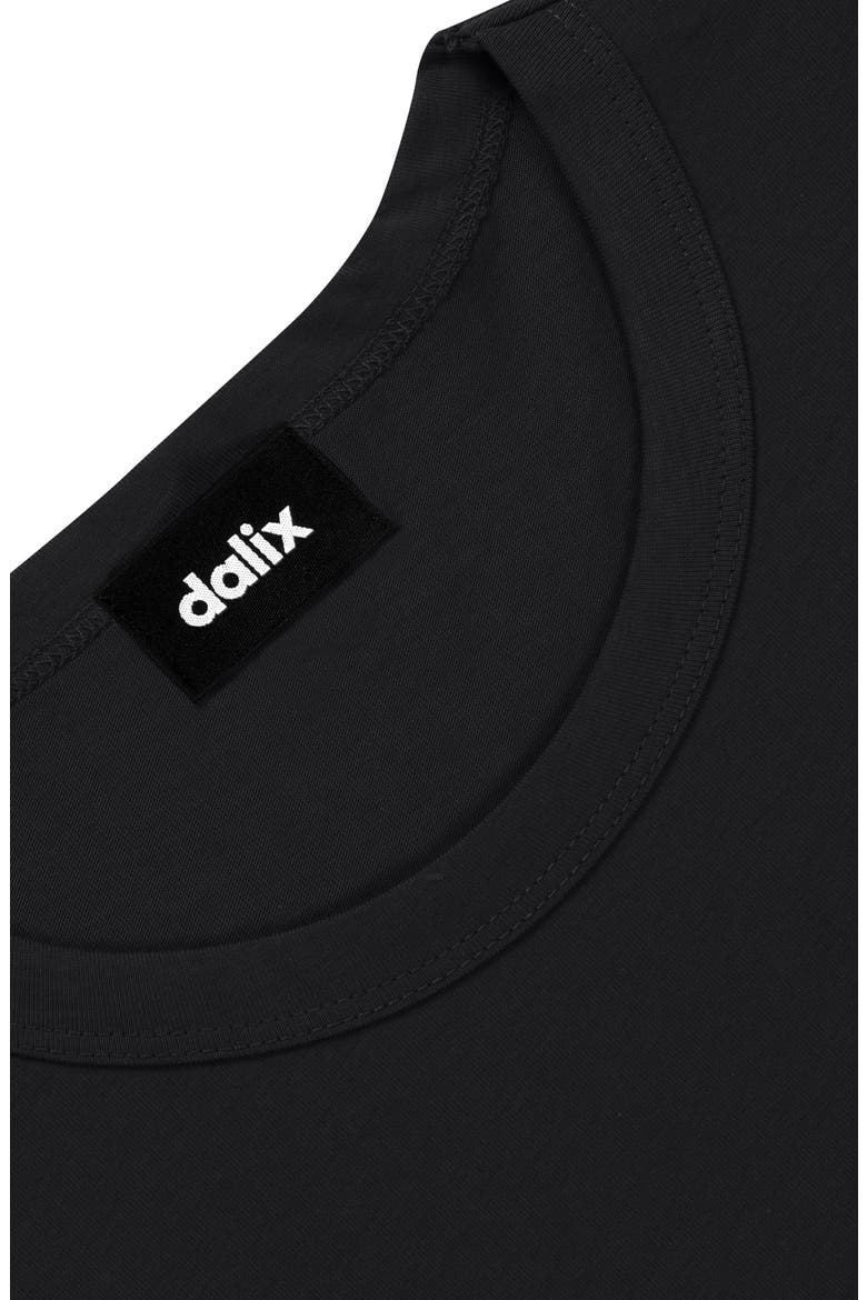 Lil Heart Cotton Jersey Tank, Alternate, color, Black