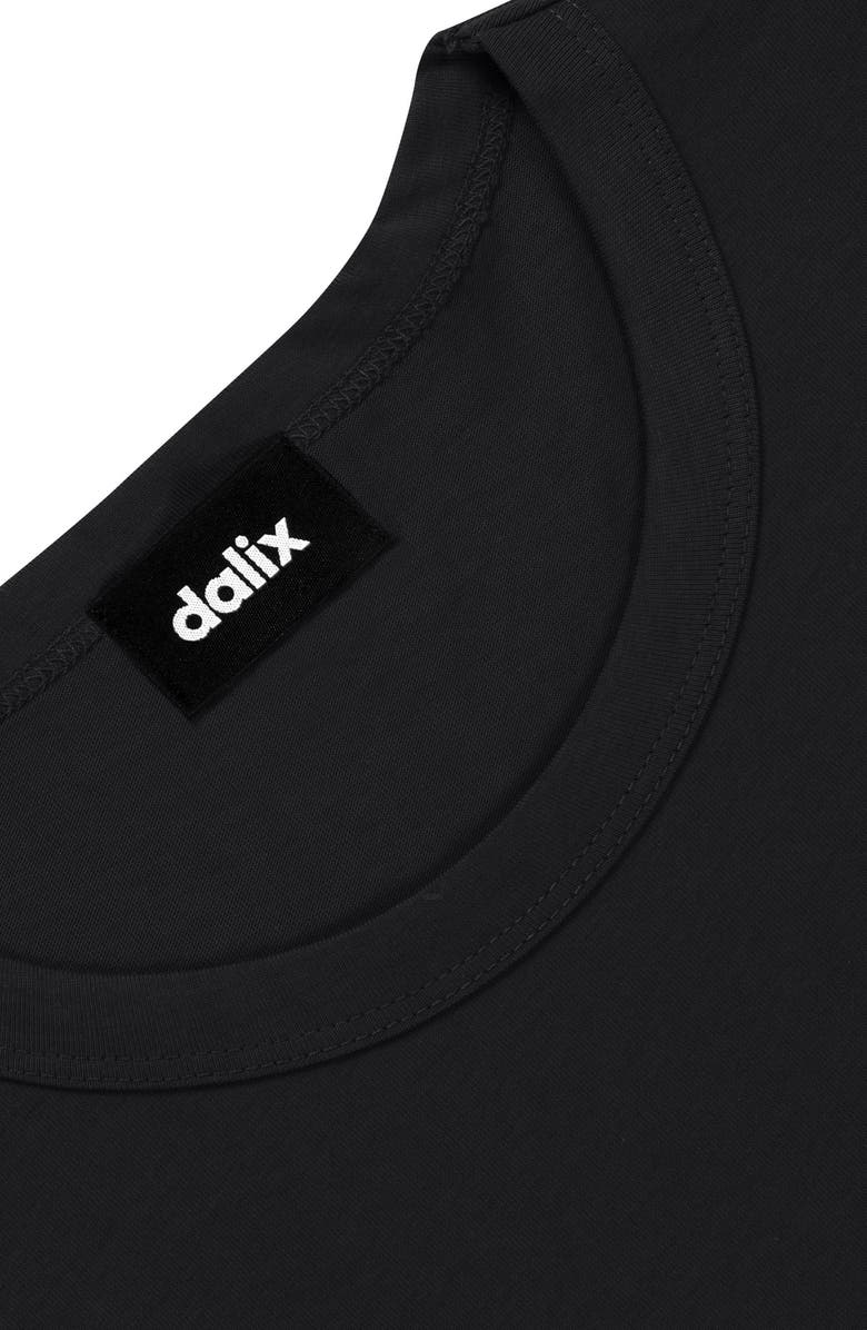 Dalix Lil Heart Cotton Jersey Tank, Alternate, color, Black