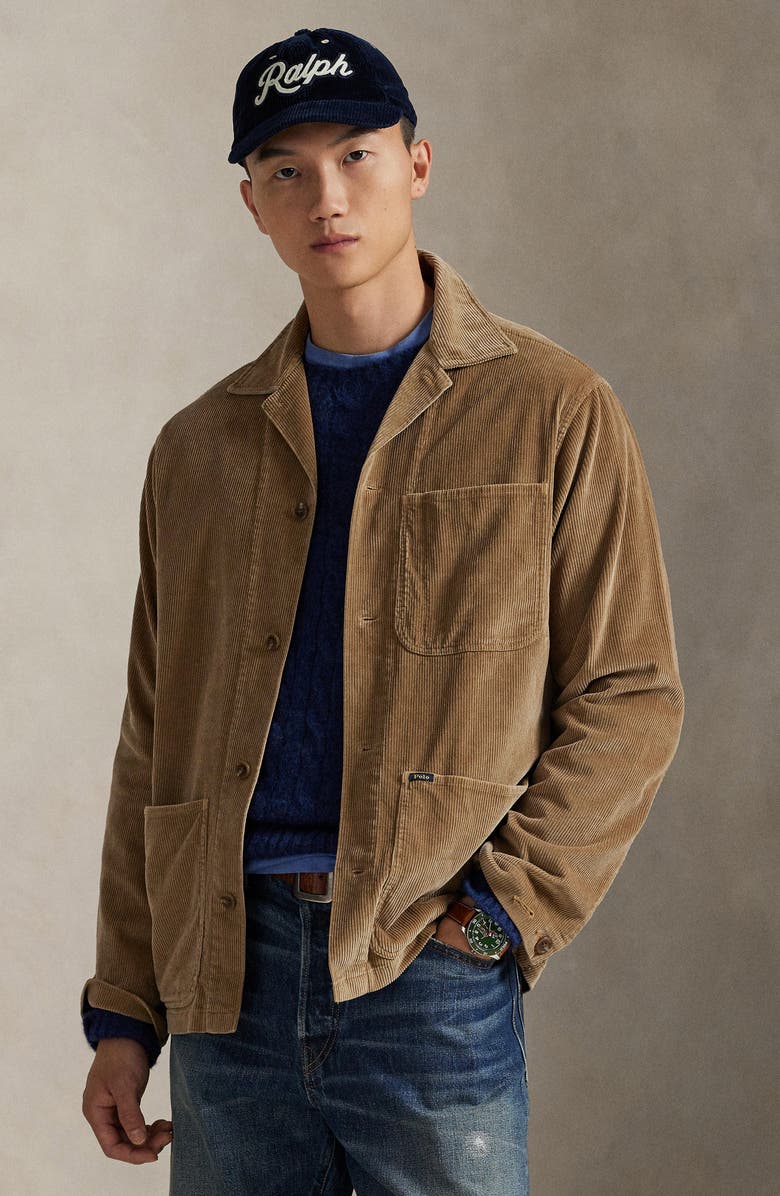 Polo Ralph Lauren Corduroy Overshirt, Alternate, color,
