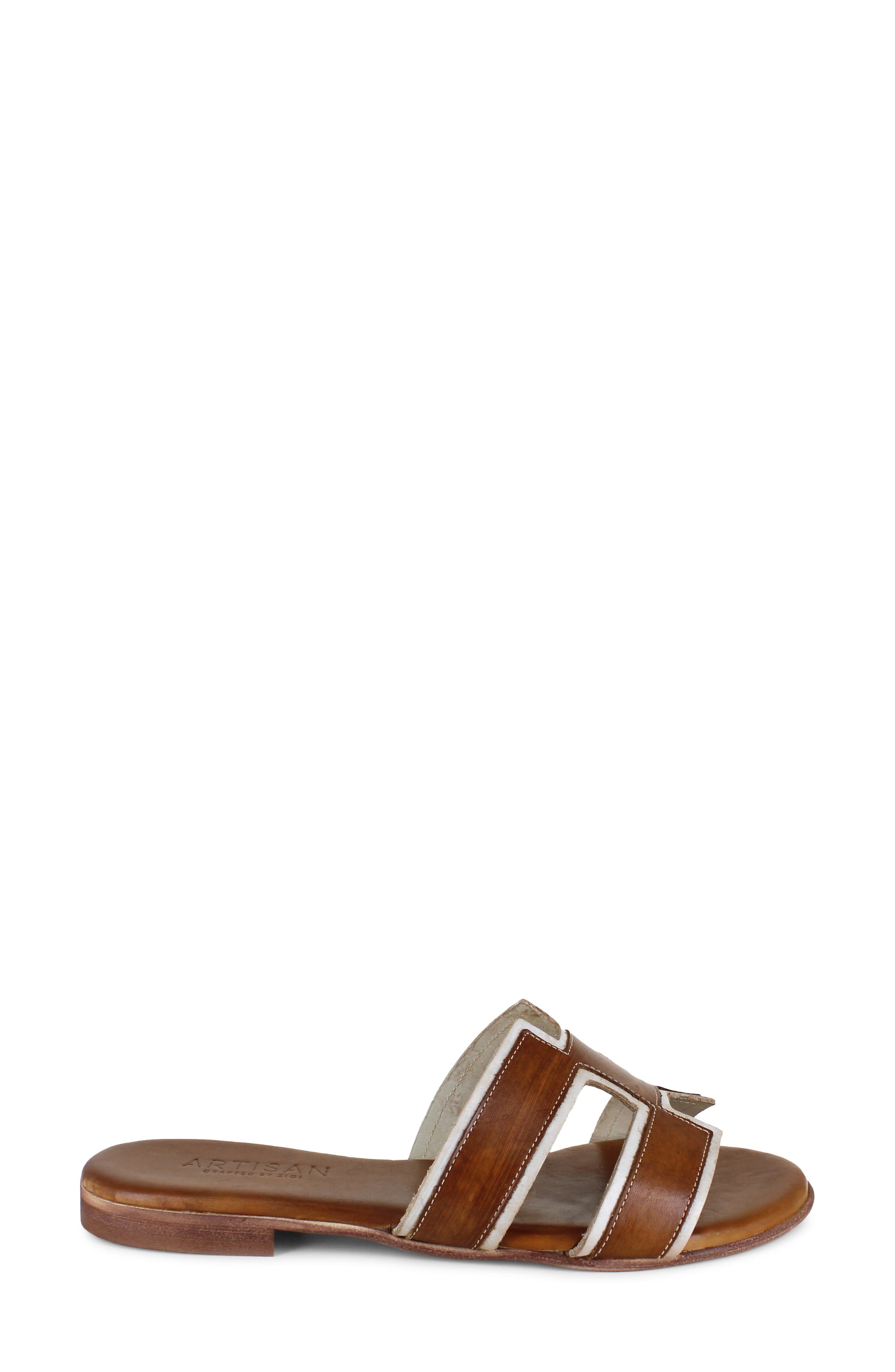 Artisan Crafted By Zigi Alitza Leather Sandal, Alternate, color, Brown