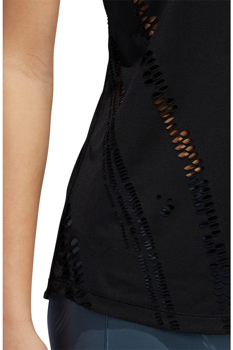 Primeblue Racerback Tank, Alternate, color, BLACK