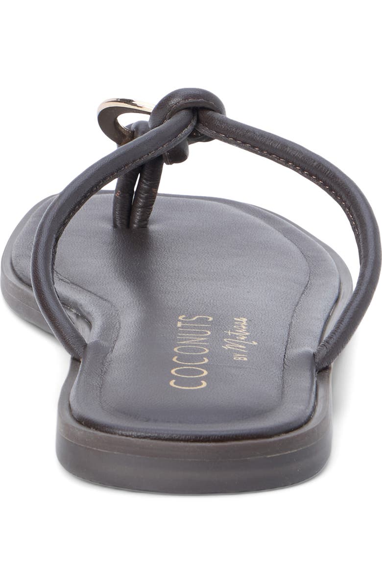 Coconuts by Matisse Mission Flip Flop, Alternate, color, Dark Brown Leather