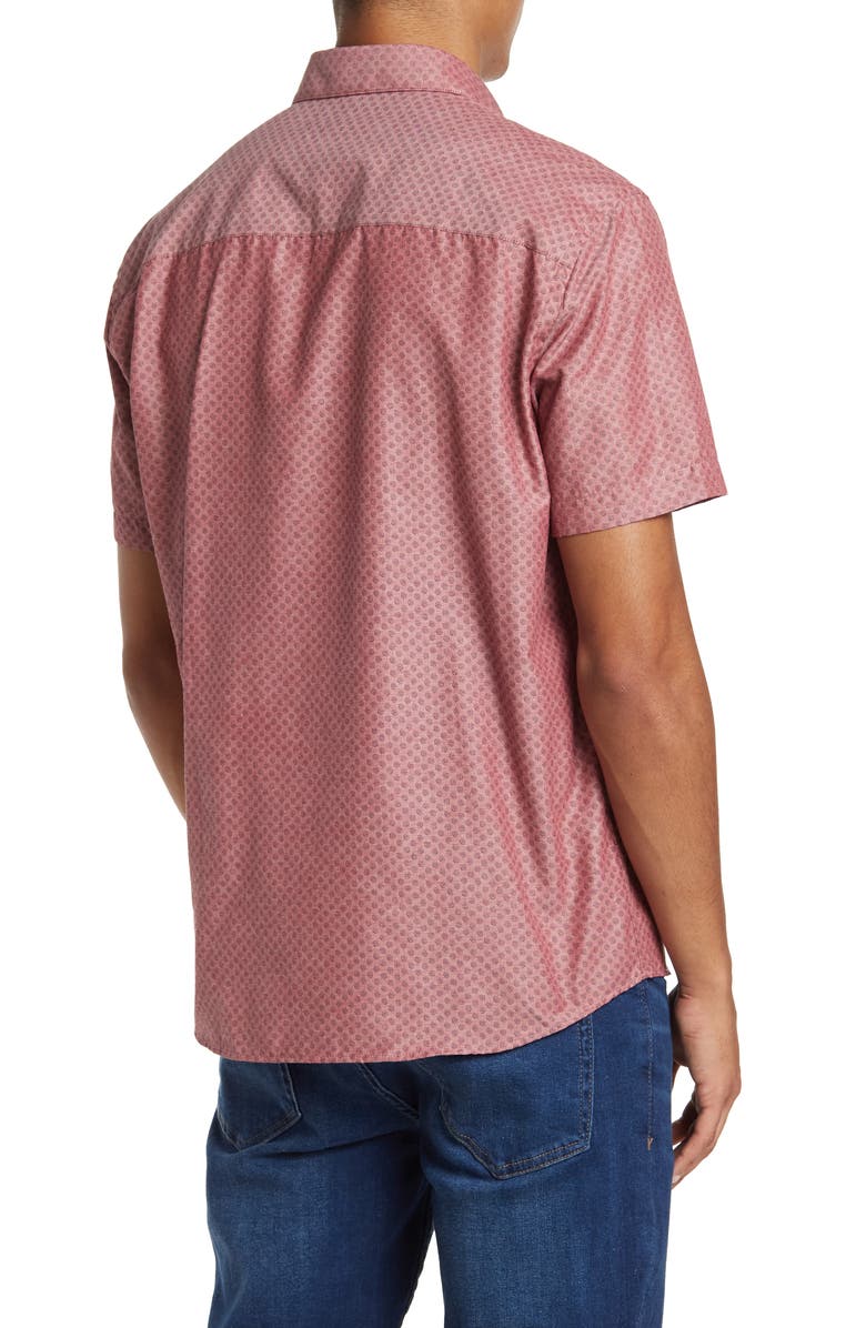WESTZEROONE Chronos Short Sleeve Woven Sport Shirt, Alternate, color, 