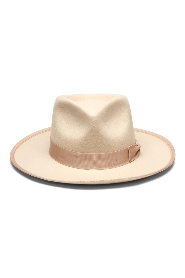 Soft Brim Fedora, Main, color, BONE