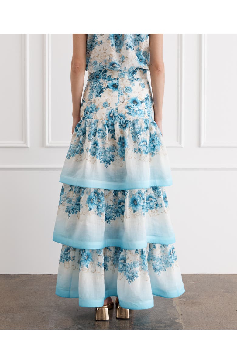 Aqua Blu Celeste Maxi Skirt, Alternate, color, Dauphine