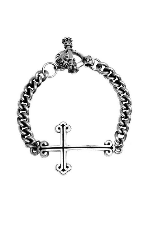 King Baby Chain Bracelet with Cross