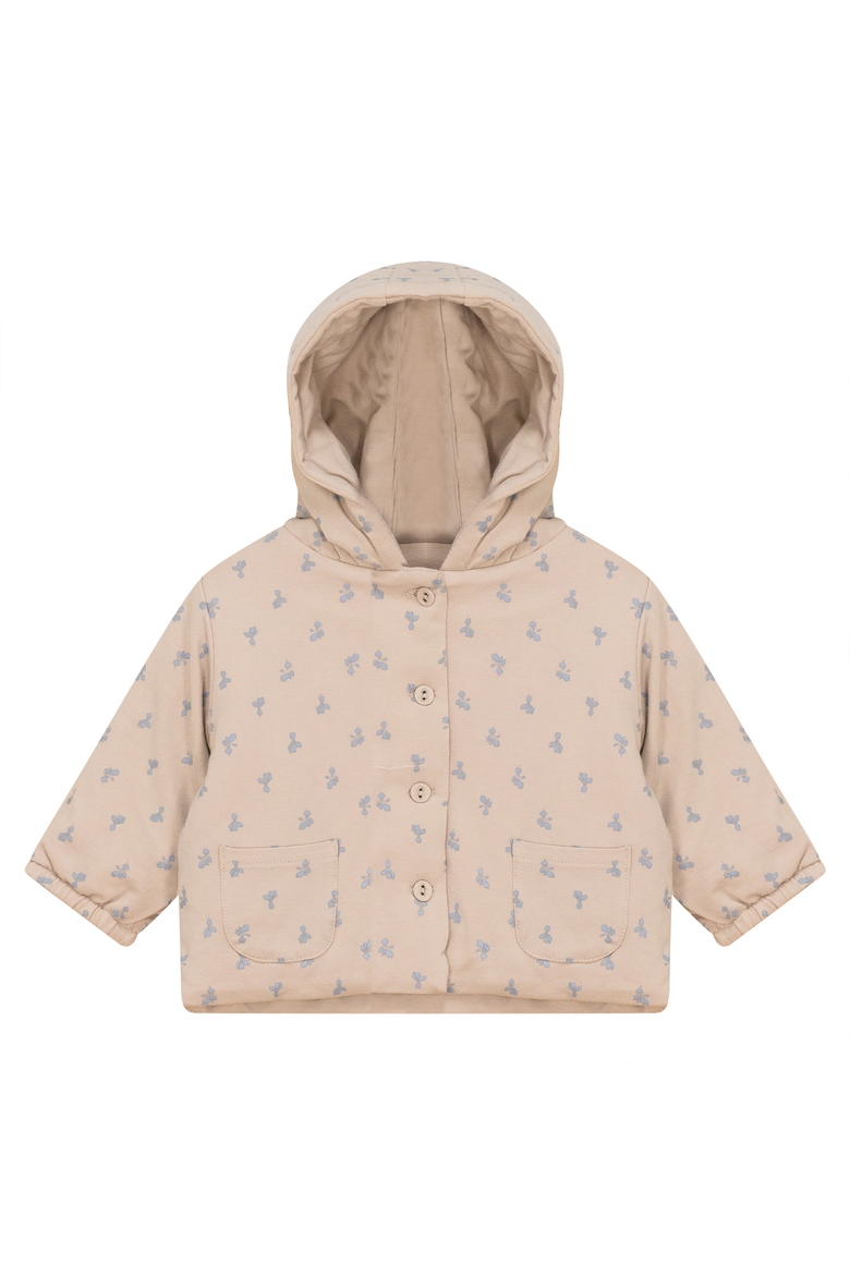 Radish Print Modal Jersey Jacket, Main, color, Blue/Biscuit