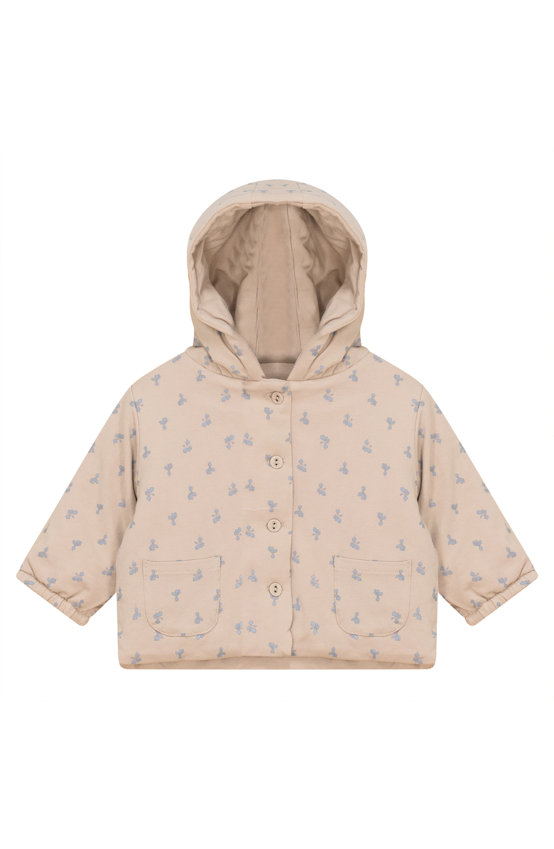 Bebe Bella Radish Print Modal Jersey Jacket, Main, color, Blue/Biscuit