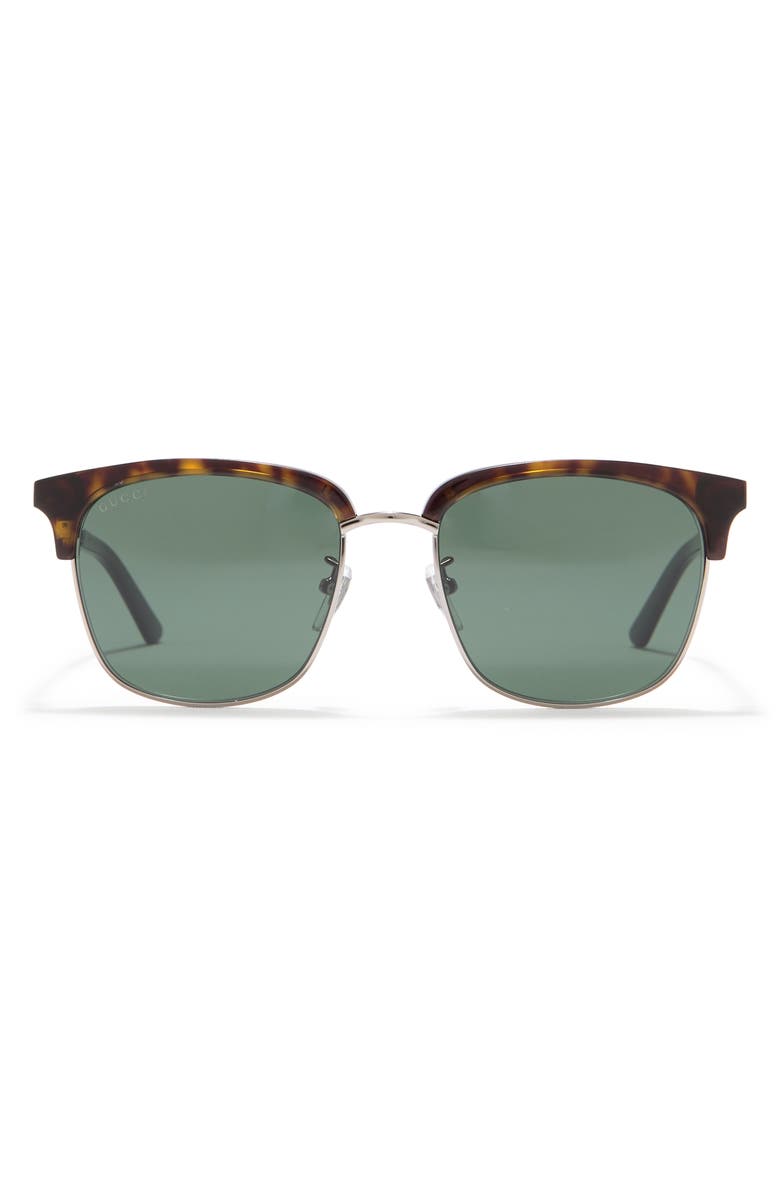 Gucci 55mm Square Sunglasses, Main, color,
