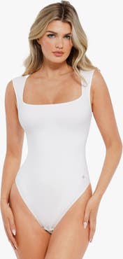 Popilush Shapewear Cloudsense Sleeveless Square Neck Bodysuit