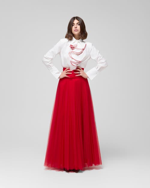 Le Fafo Emma Blouse In White