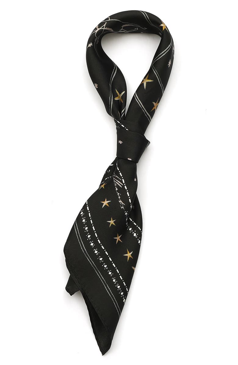 AllSaints Zodiac Bandana, Alternate, color, Black