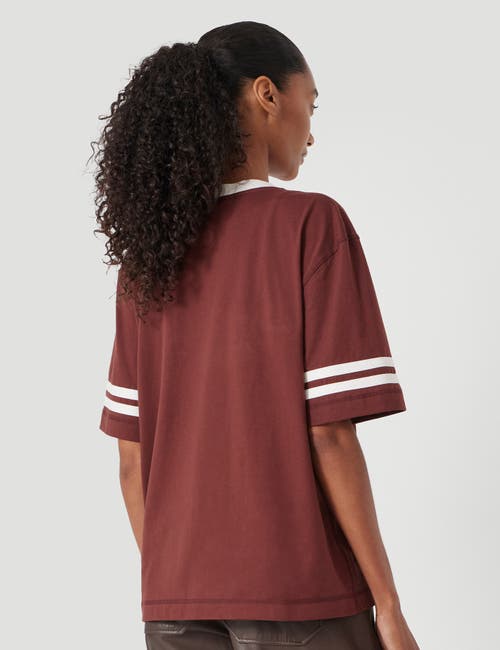Hush Sporty Graphic T-shirt In Brown