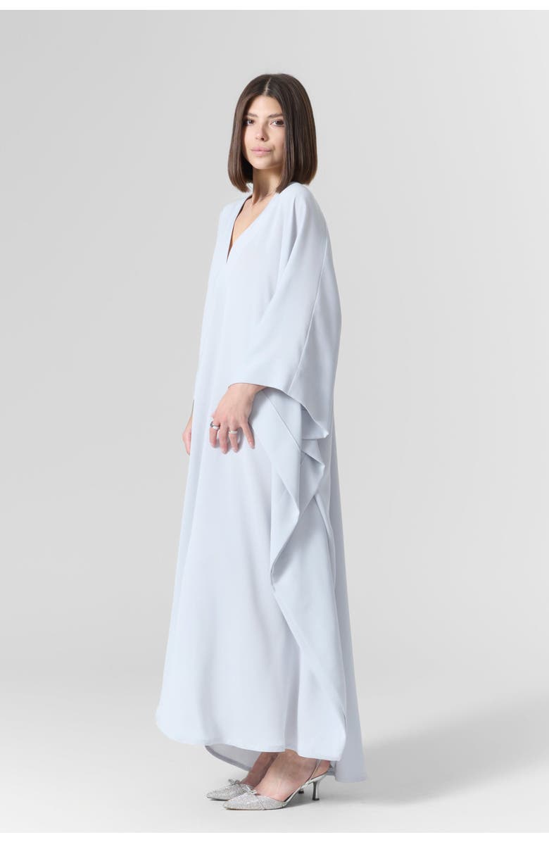 Le Fafo Luna Silk Crepe-Cady Gown, Alternate, color, Light Blue