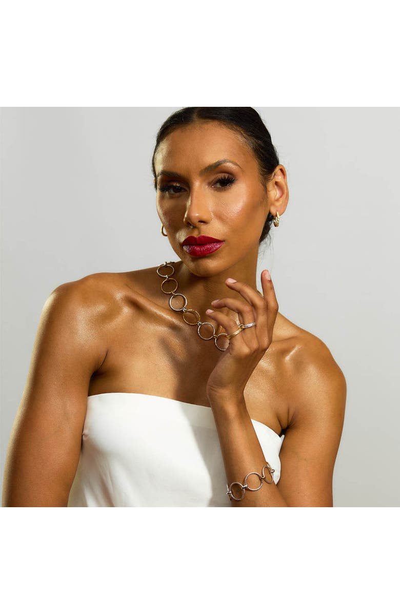 Lucy Quartermaine Multi Finish Hula Bracelet, Alternate, color, Multi Color