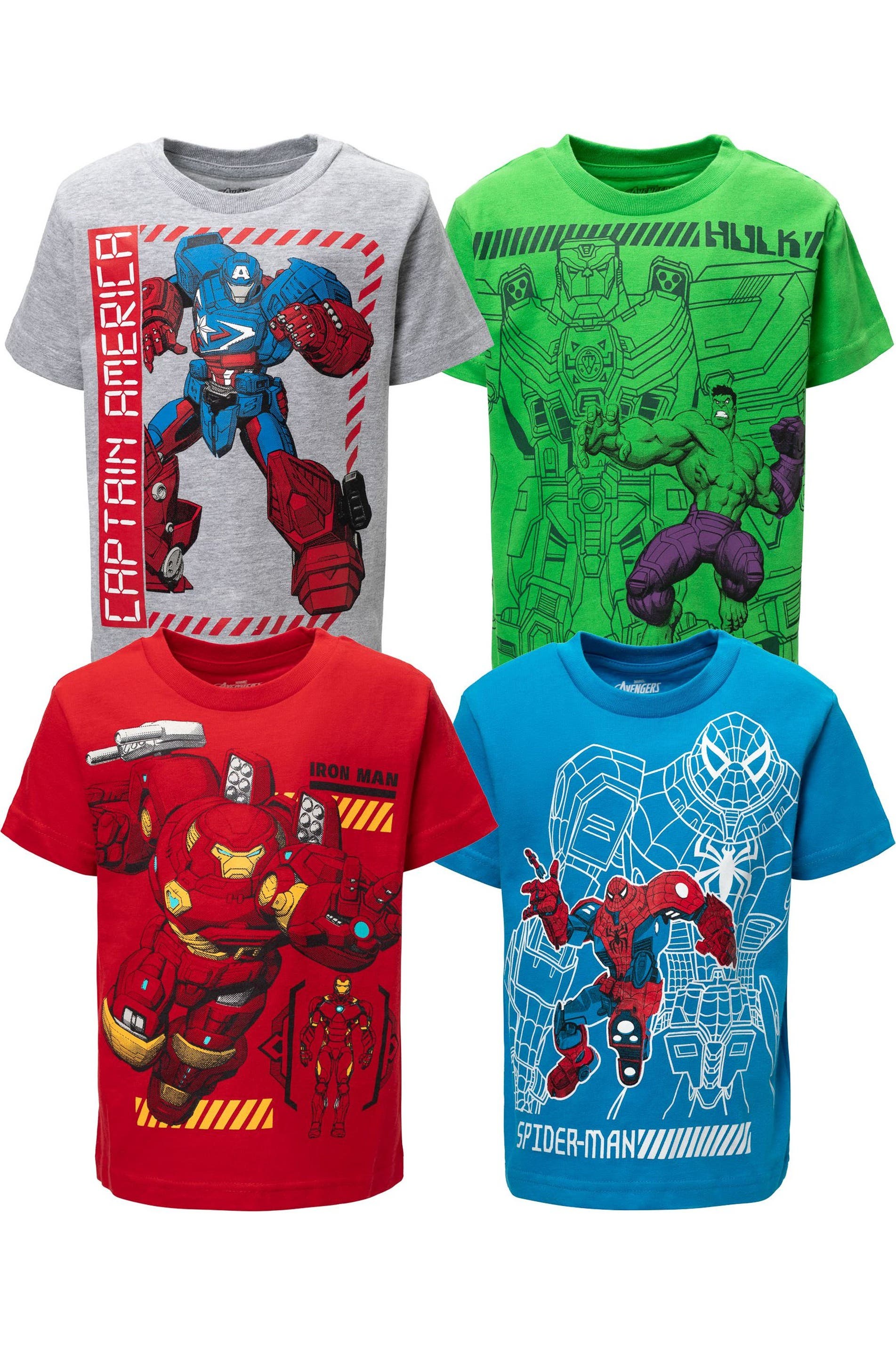 Avengers Grey Red