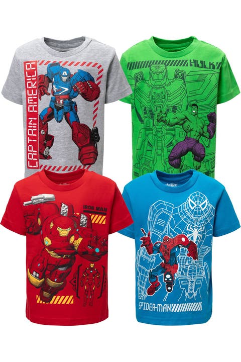Avengers Short Sleeve T-Shirt Multipack