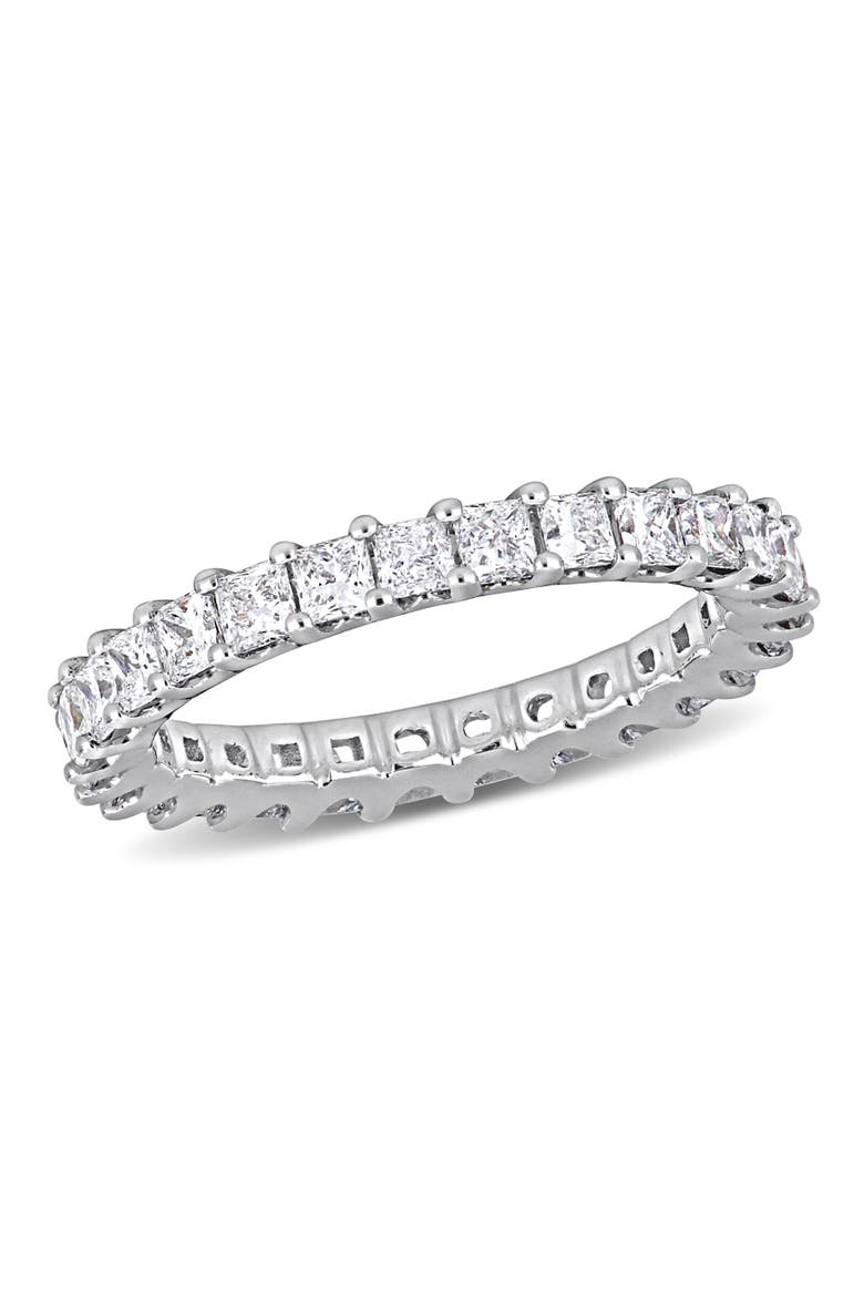 2 CTW Lab-Grown Diamond Princess Eternity Ring, Main, color, White Gold