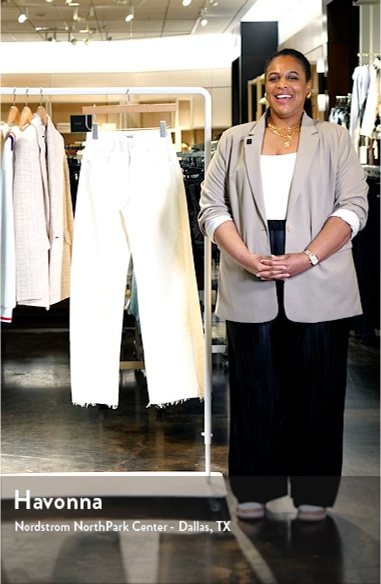 Anessa Raw Hem High Waist Wide Leg Jeans, sales video thumbnail