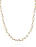 Vince Camuto Cubic Zirconia Bezel Necklace