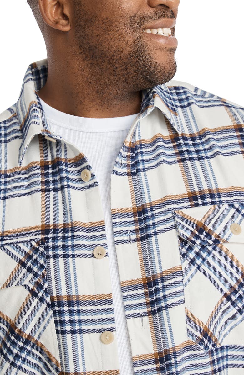 Johnny Bigg Levi Check Cotton Overshirt, Alternate, color,